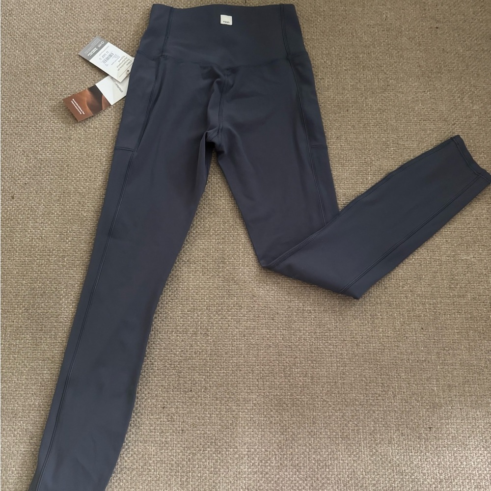 NWT Steel Gray High-Waisted Full Length Leggings
